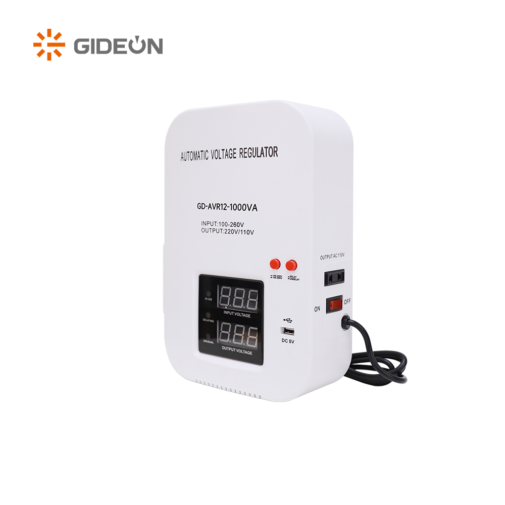 GD-AVR12 500VA-5000VA MONNEMENT MUR AC ATTABLES STABILISATEURS DE TENSAGE AUTOMATIQUE POUR LA MAISON