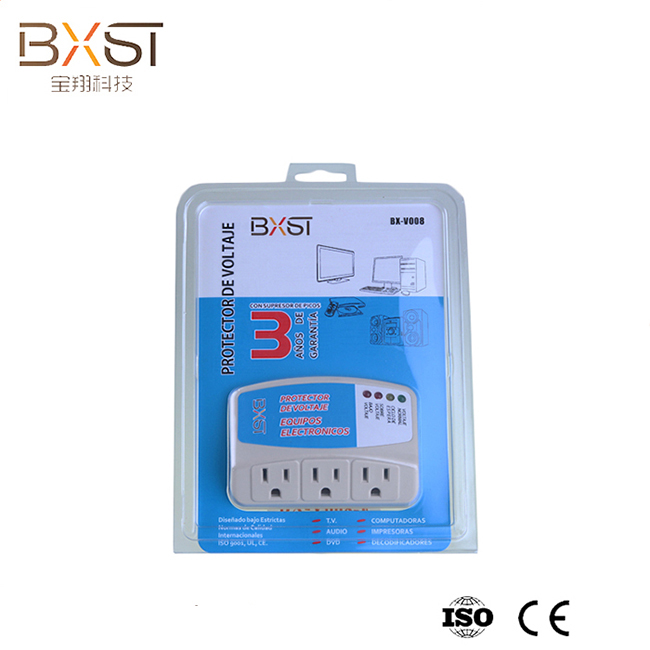 BXST 120 v réfrigérateur protecteur surtension et sous-tension automatique protecteur de surtension pour réfrigérateur climatiseur V008