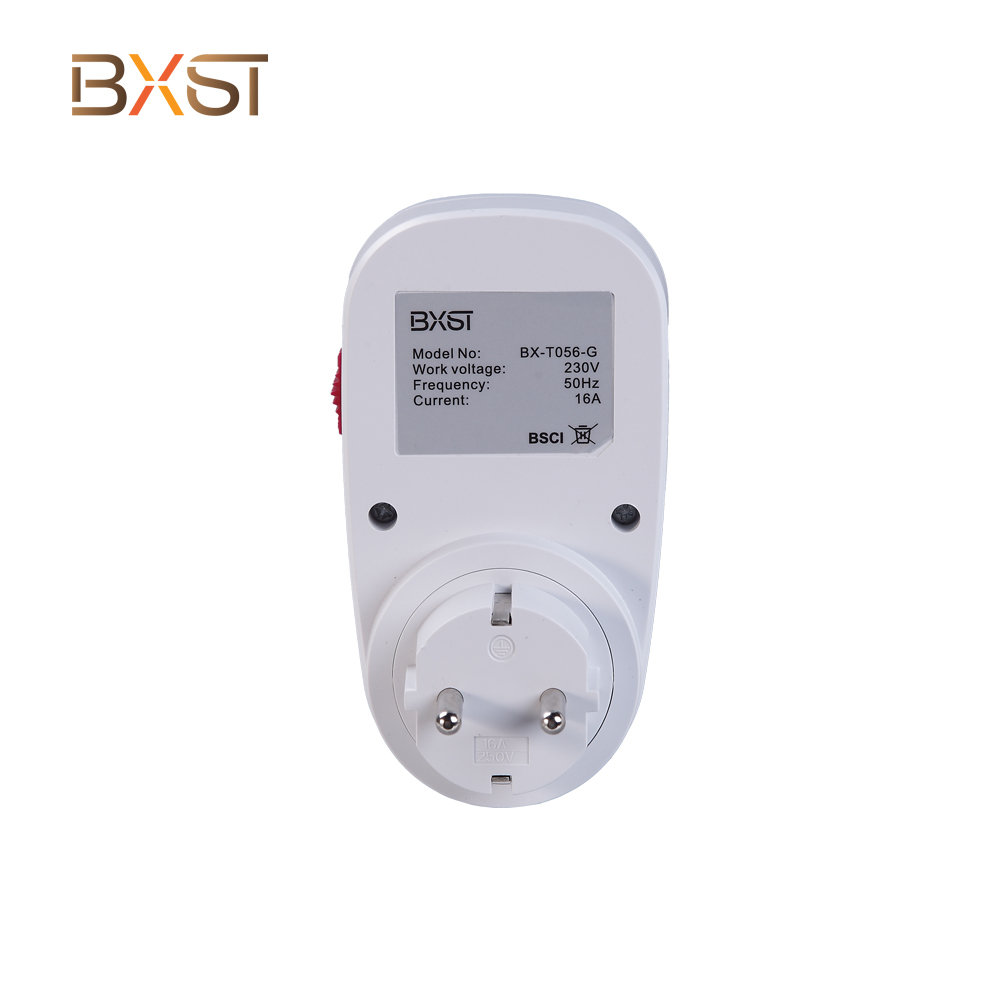 BXST interrupteur de minuterie programmable de sécurité 230V de haute qualité T056-G （Bleu）