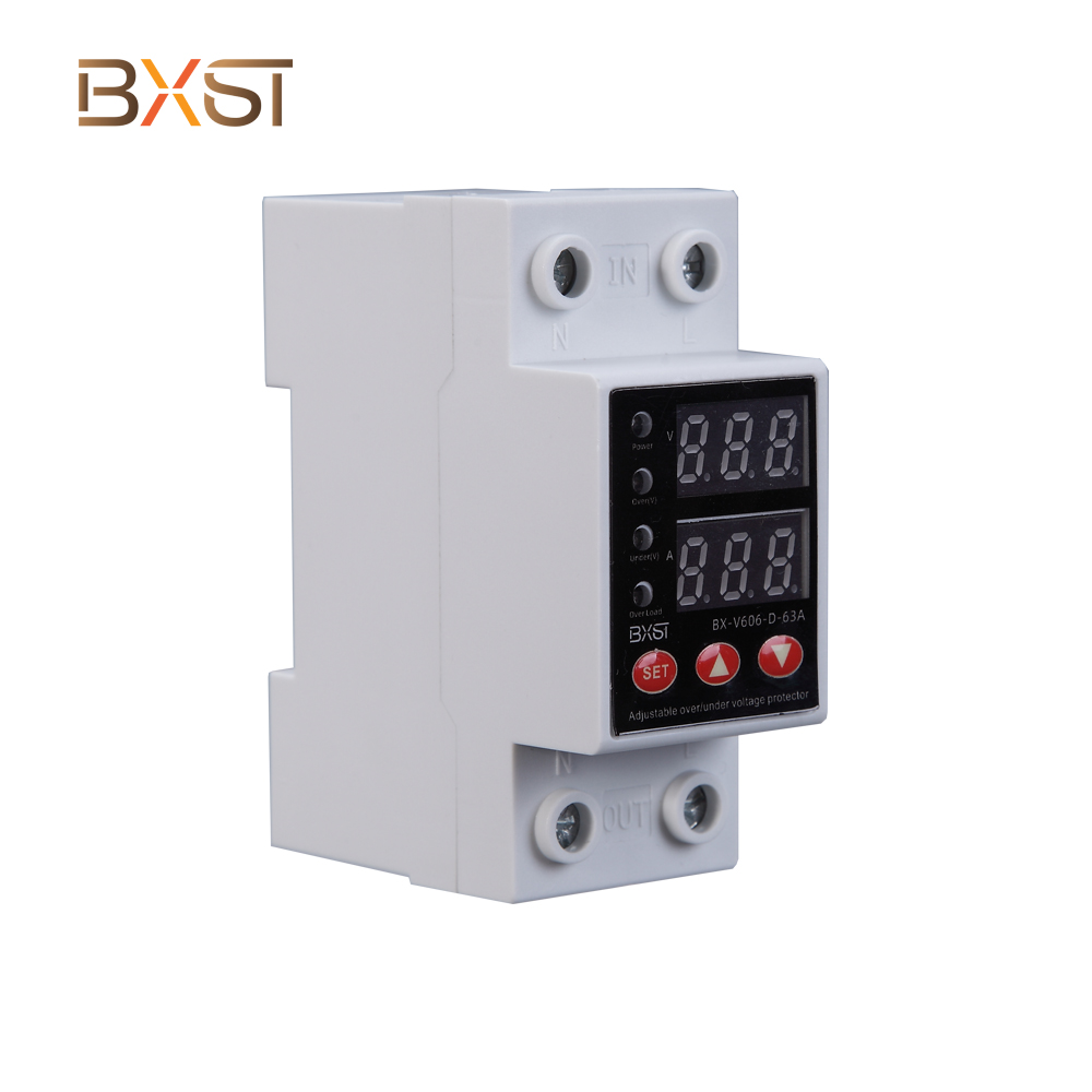 BXST sur et sous Din Rail Tension Protector avec affichage V606-D