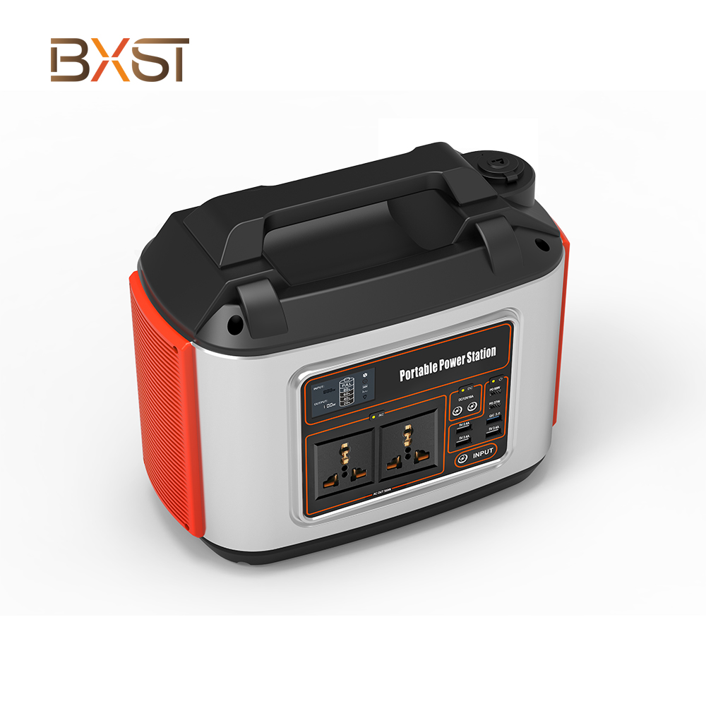 BX-SS011-500W Station de banque d'alimentation portable de batterie solaire d'urgence extérieure d'urgence extérieure