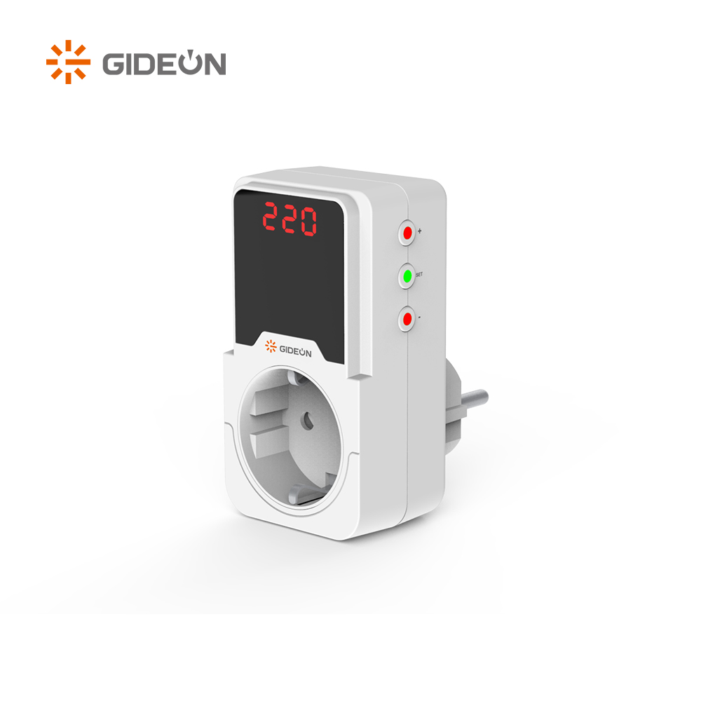 GD-V099 PLIGNE ALLEMAND PROTÉRATEUR 230V Tension Protecteur de surtension automatique sur tension et protecteur sous tension pour usage domestique