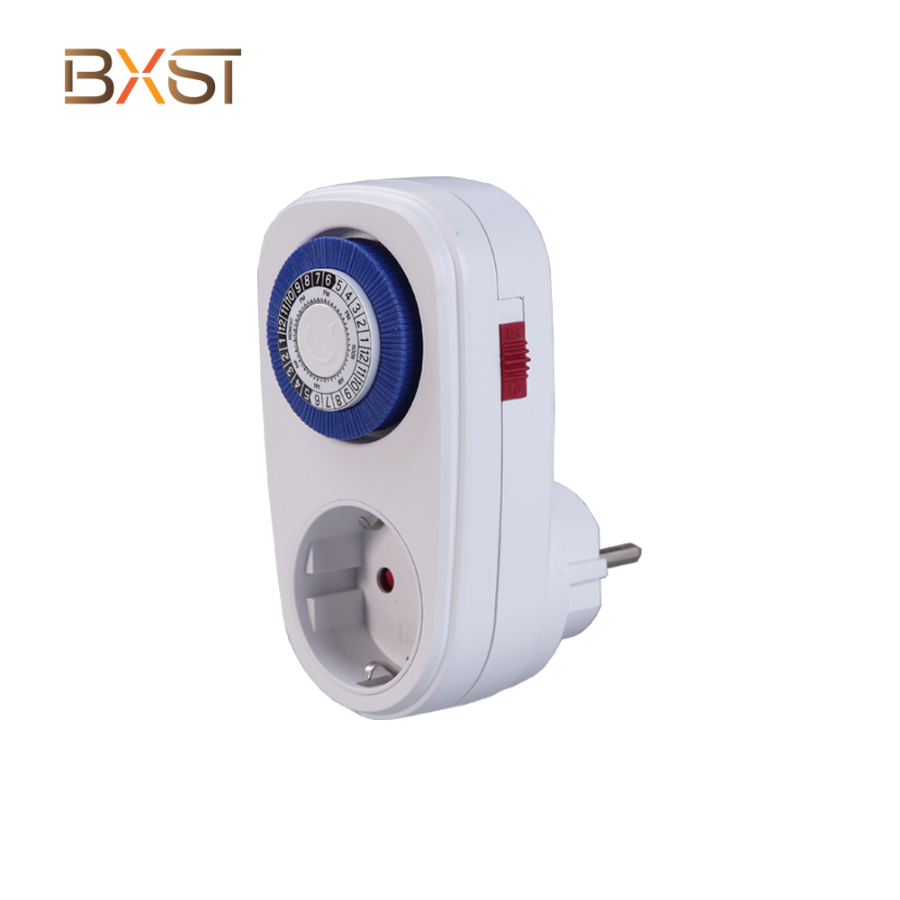 BXST interrupteur de minuterie programmable de sécurité 230V de haute qualité T056-G （Bleu）