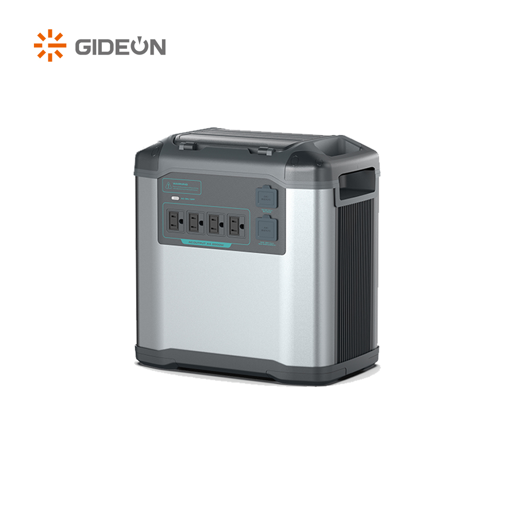 GD-SS025 Alimentation d'alimentation de stockage d'urgence 2000W / 2200W centrale portable avec des lumières LED pour les voyages de camping 