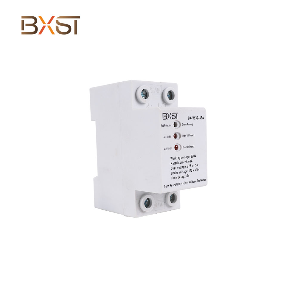 BXST DIN RAIL 230V HOME Protecteur de tension triphasée V631-63A