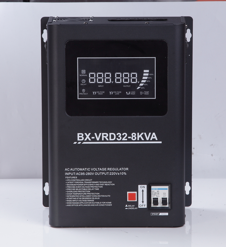 BX-VRD32-8KVA Meilleur stabilisateur de régulateur de tension triphasé AC pour la maison entière