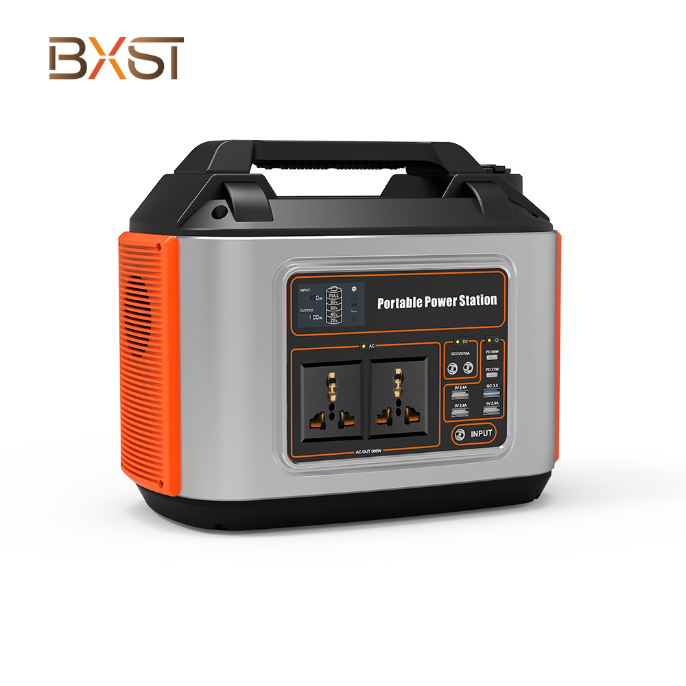 BXST Alimentation de stockage d'énergie portable avec USB et Type-C SS011-500W