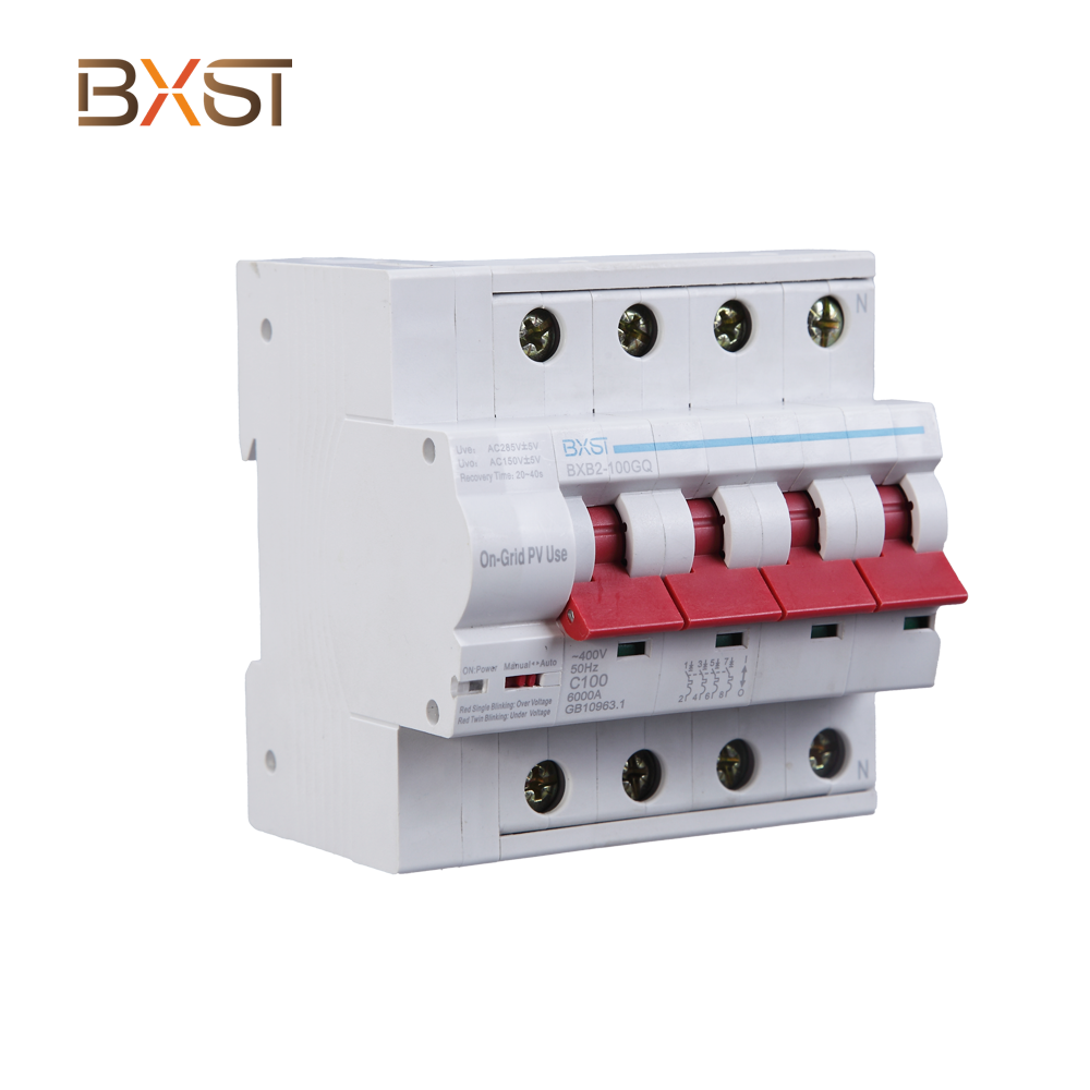 BXST DIN Rail sur et sous la tension de câblage Protecteur V006-100-3