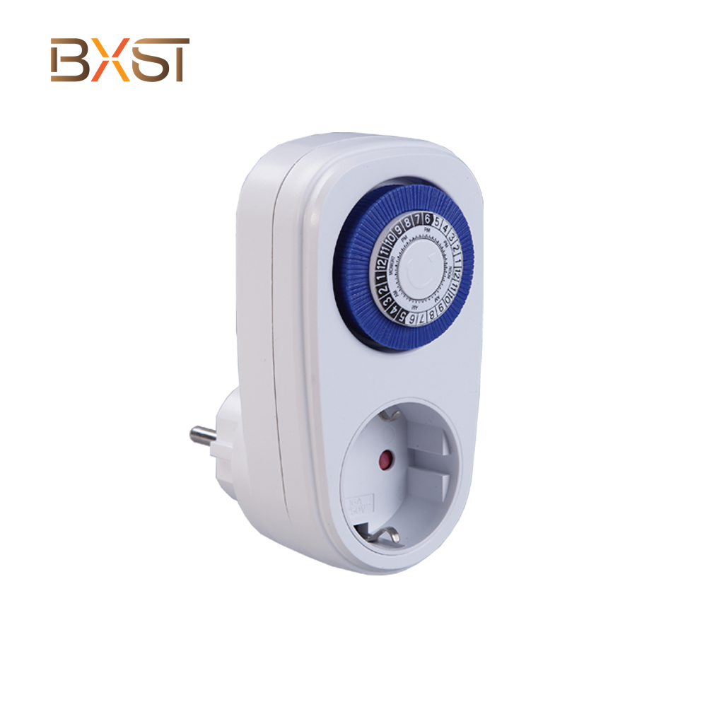 BXST interrupteur de minuterie programmable de sécurité 230V de haute qualité T056-G （Bleu）