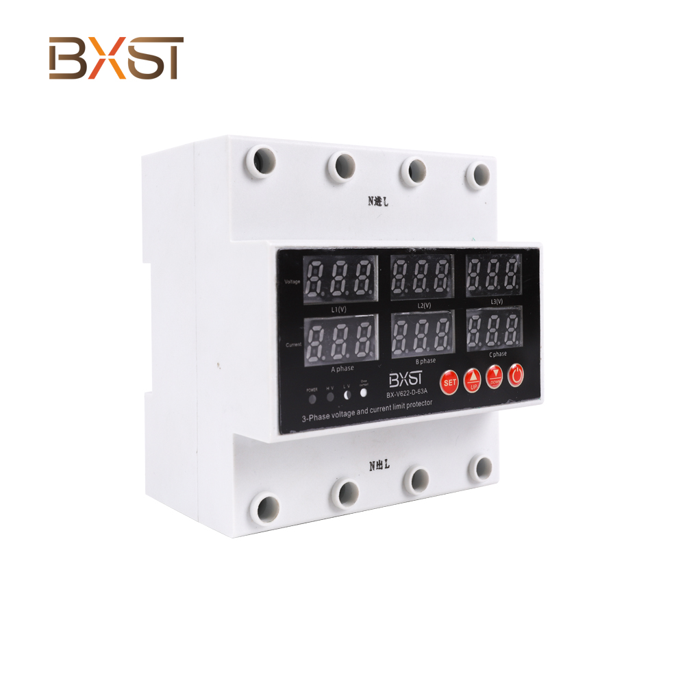 BXST DIN Rail Home Protecteur de tension triphasée V622-D