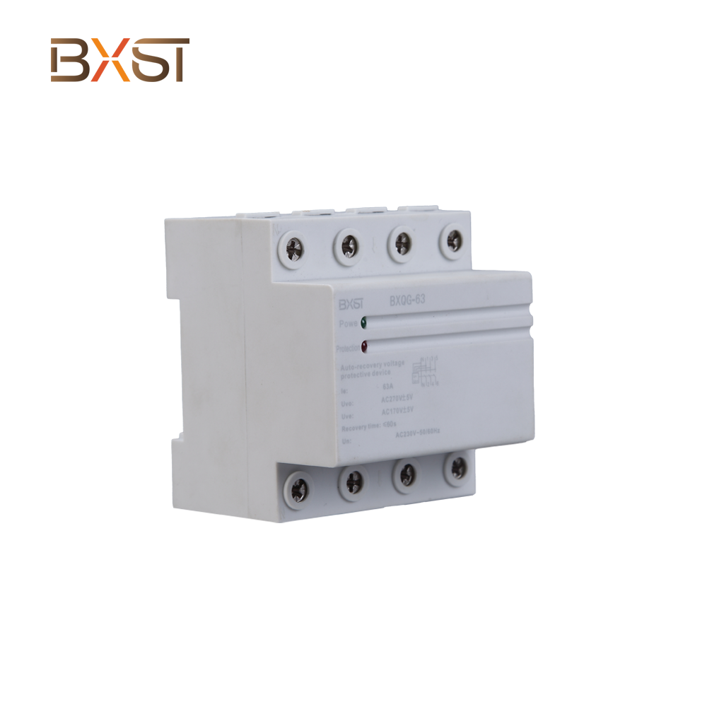 BXST DIN RAIL 230V 63A Protecteur de tension triphasée V002