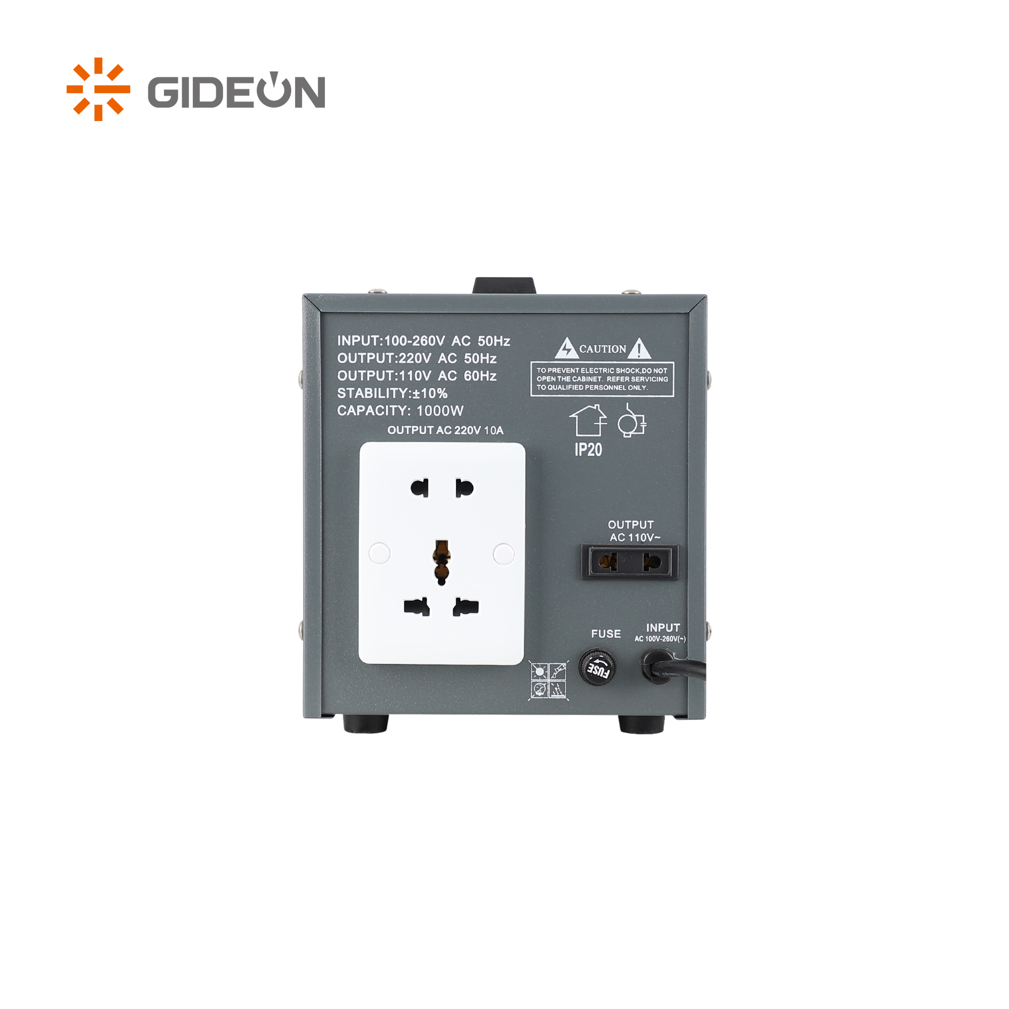 GD-AVR18 500VA / 1000VA / 1500VA / 2000VA Stabilisateur de tension stable avec stabilisateur de bouchon standard universel à usage domestique