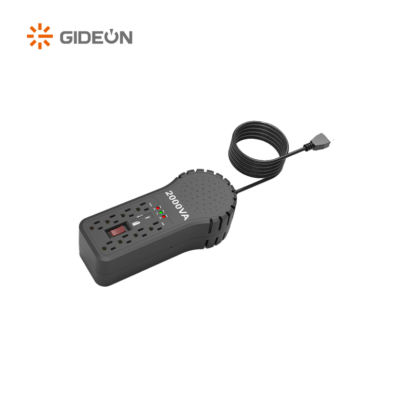 Stabilisateur de tension automatique GD-ARS-US8 220VAC avec protection contre les surtensions et 8 prises