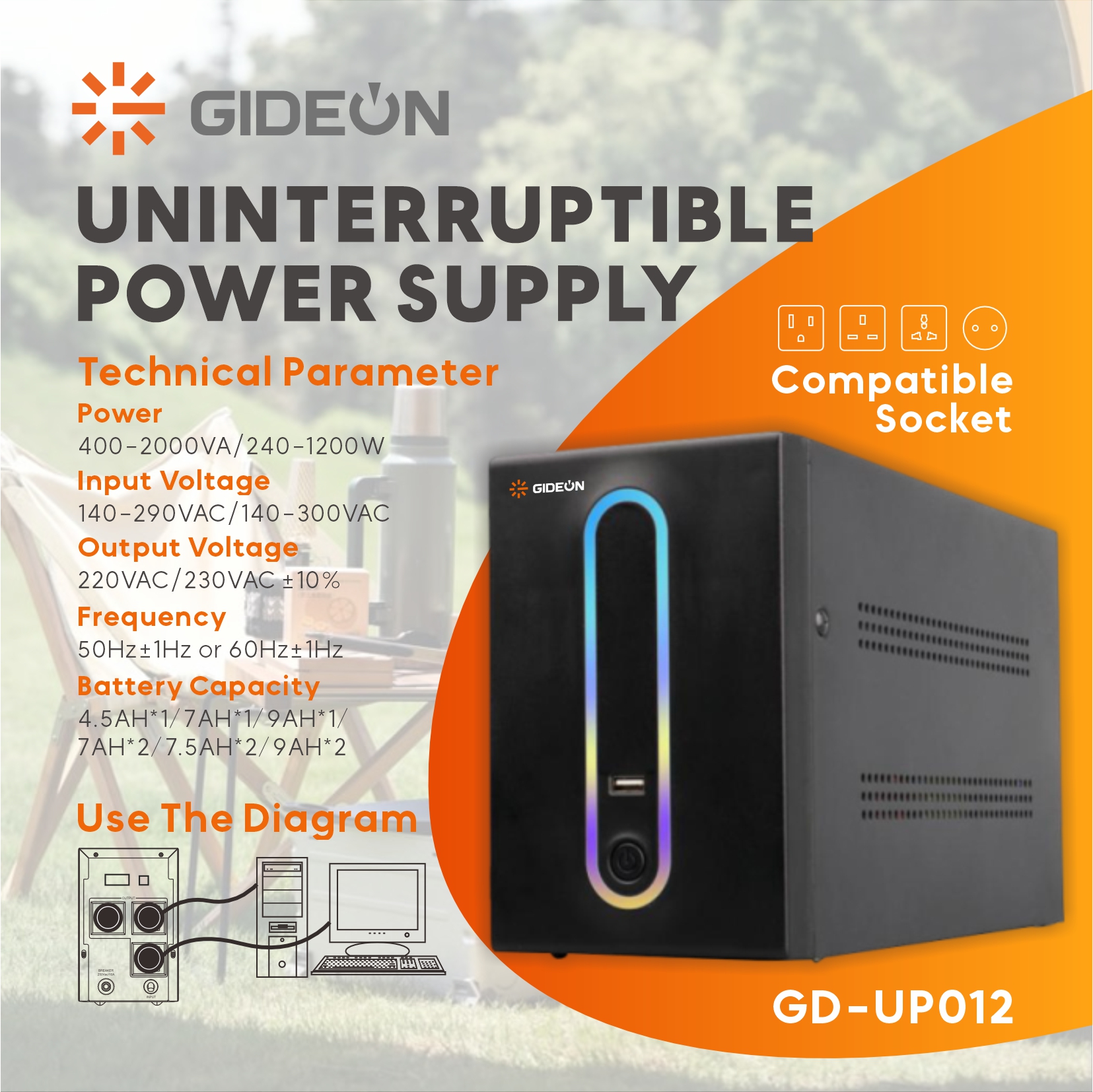 AC UPS Protection - GD-UP012