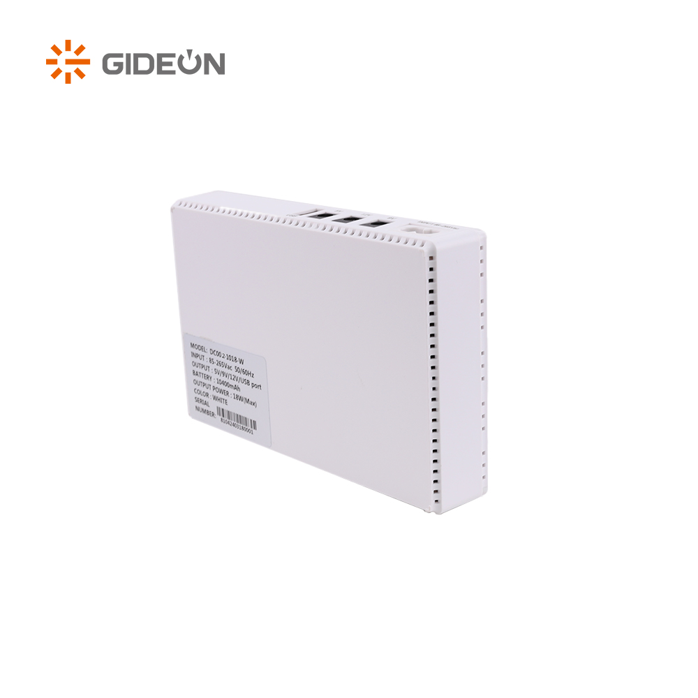 GD-DC002-DC1018P 8800mAh / 10400mAh Mini DC Ups avec couleur blanche