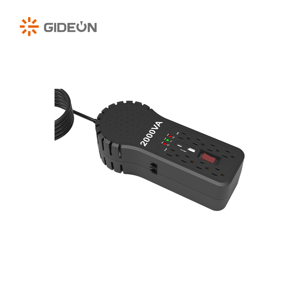 Stabilisateur de tension automatique GD-ARS-US8 220VAC avec protection contre les surtensions et 8 prises