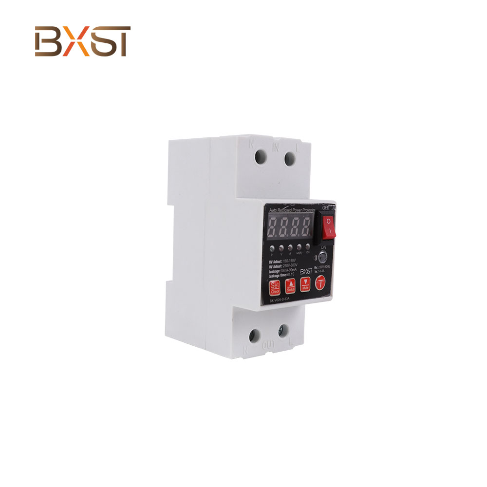 BXST sur et sous Din Rail Tension Protector avec affichage V626-D