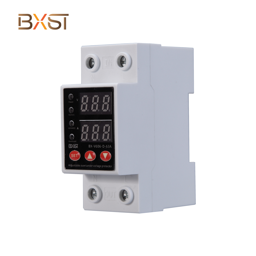 BXST sur et sous Din Rail Tension Protector avec affichage V606-D